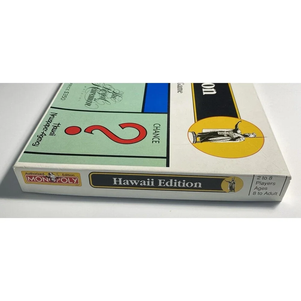 Monopoly Hawaii Edition Complete Hasbro 1996 USAOPOLY Official FLAW